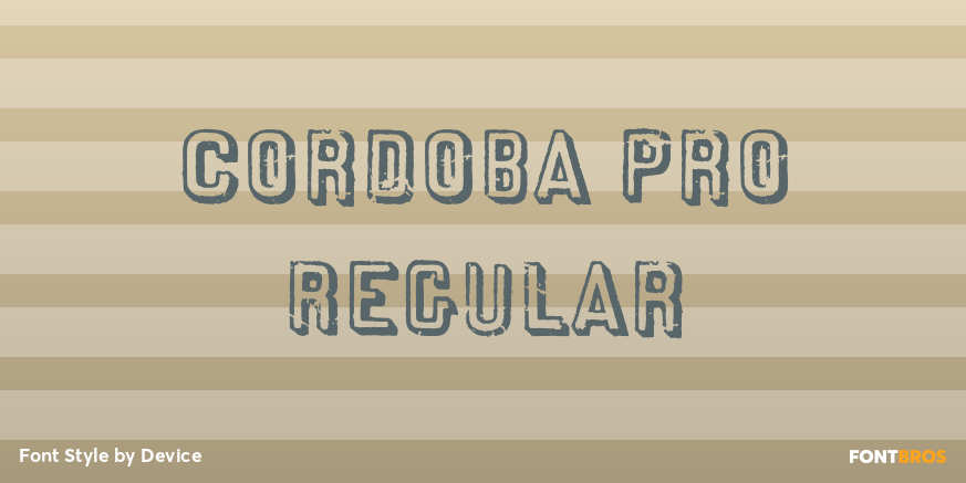 Cordoba Pro Regular Poster