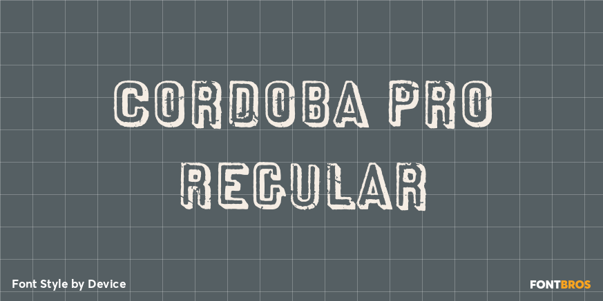Cordoba Pro Regular Poster