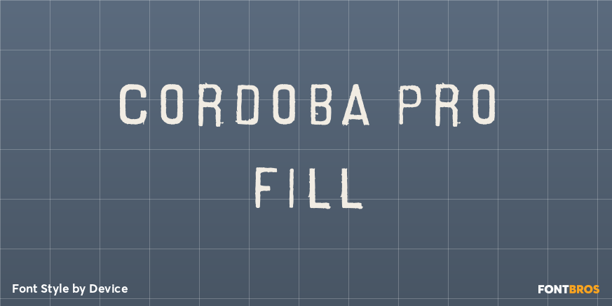 Cordoba Pro Fill Poster
