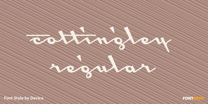 Cottingley Regular Poster