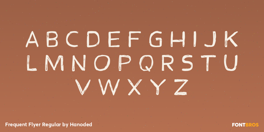 Frequent Flyer Regular Font Poster #2