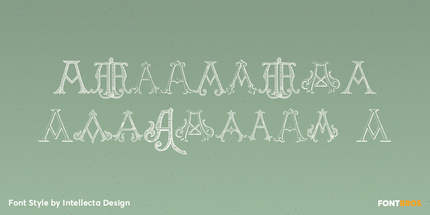 Victorian Alphabets A Poster