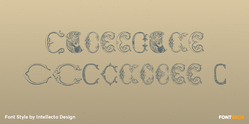 Victorian Alphabets C Poster