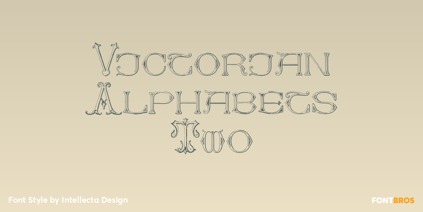 Victorian Alphabets Two Poster
