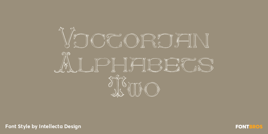 Victorian Alphabets Two Poster