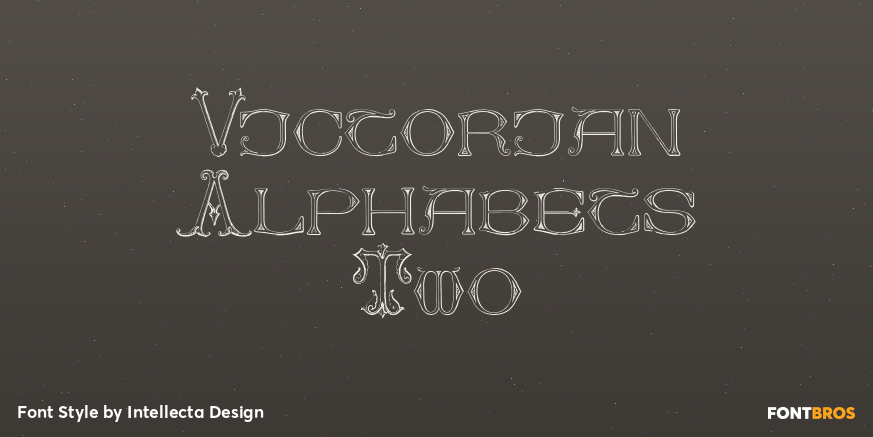 Victorian Alphabets Two Poster