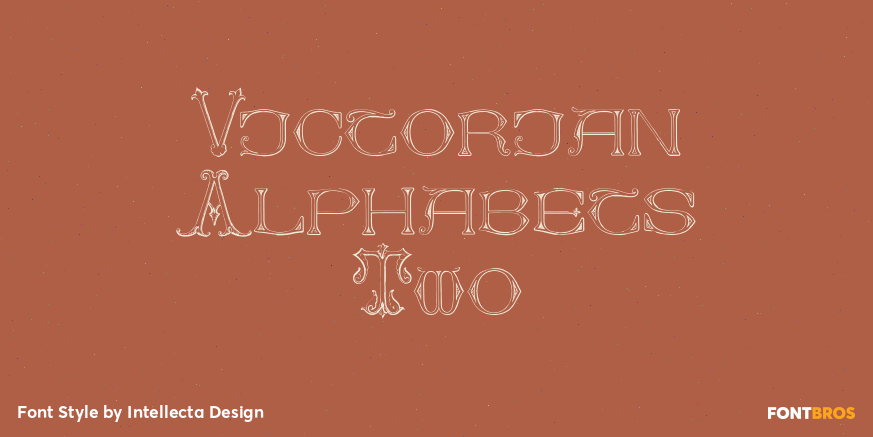 Victorian Alphabets Two Poster