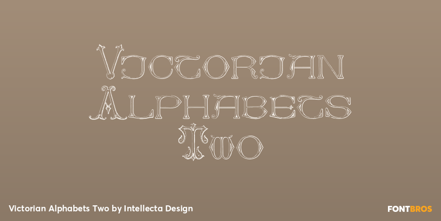 Victorian Alphabets Two Poster