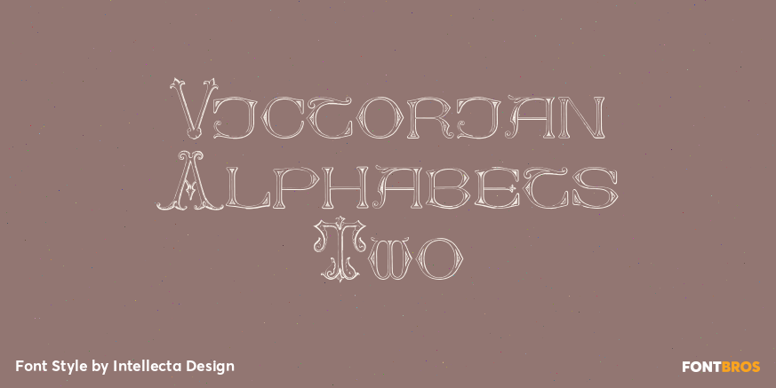 Victorian Alphabets Two Poster