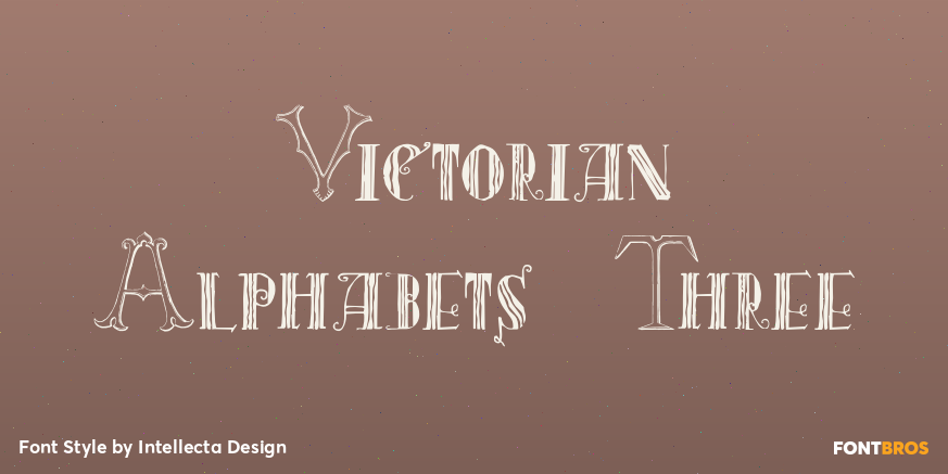 Victorian Alphabets Three Poster