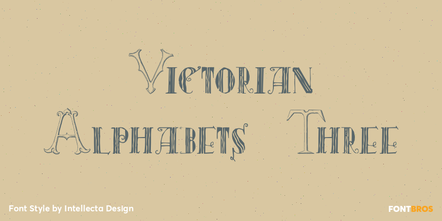 Victorian Alphabets Three Poster