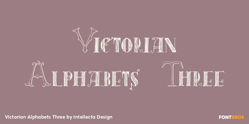 Victorian Alphabets Three Poster