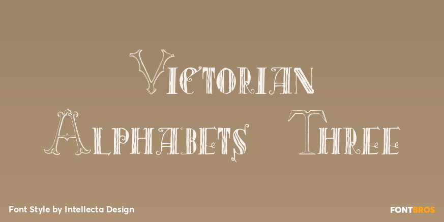 Victorian Alphabets Three Poster