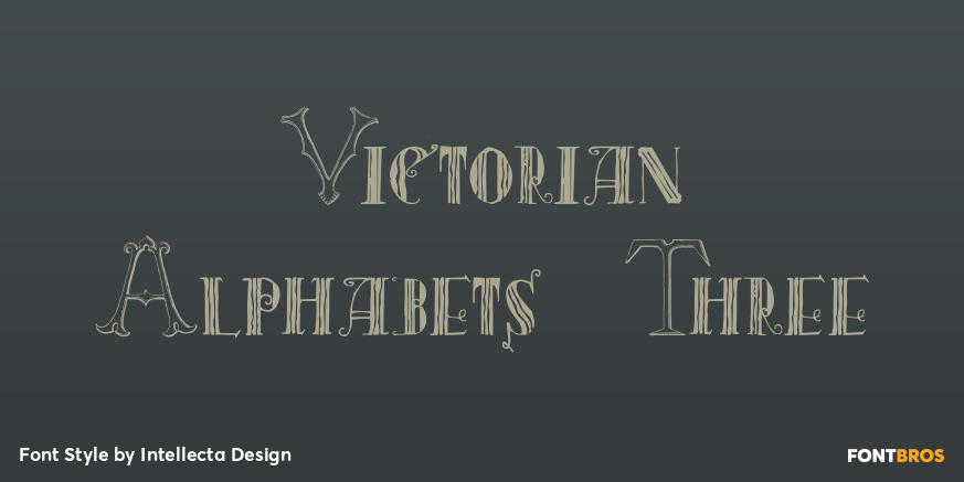 Victorian Alphabets Three Poster
