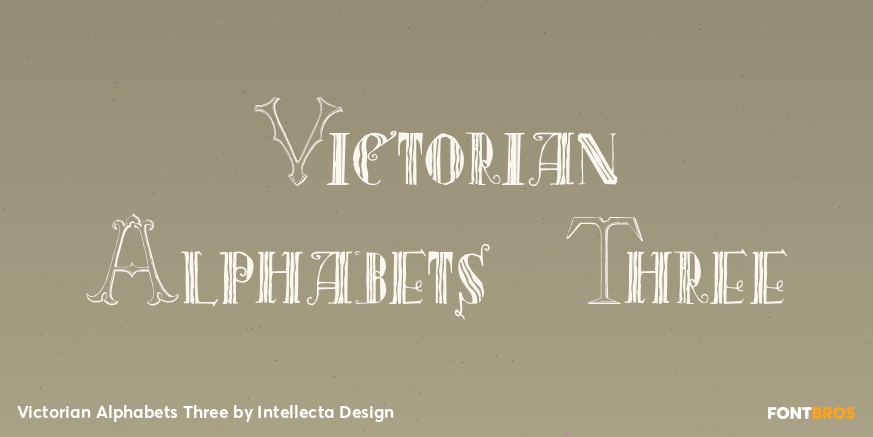 Victorian Alphabets Three Poster
