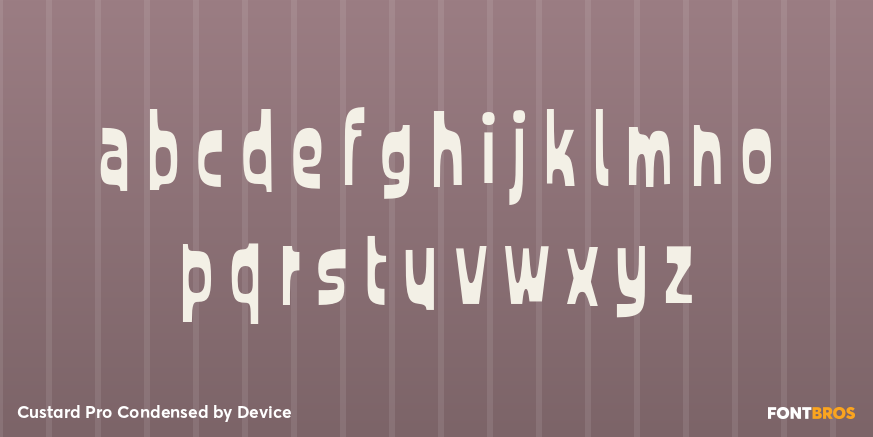 Custard Pro Condensed Font Poster #1