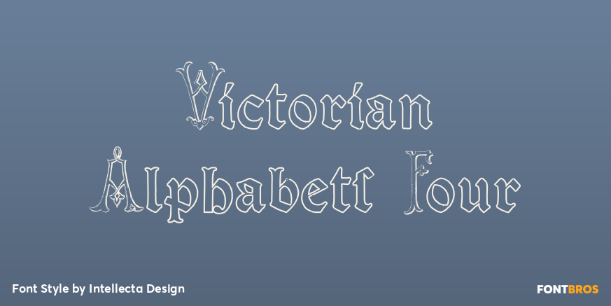 Victorian Alphabets Four Poster