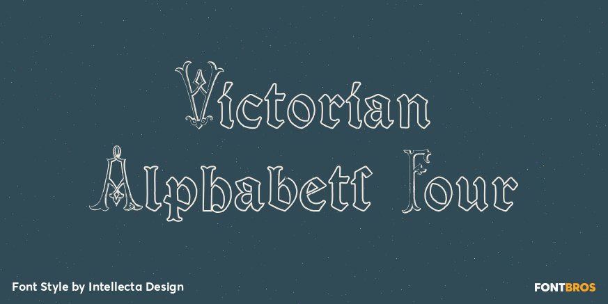 Victorian Alphabets Four Poster