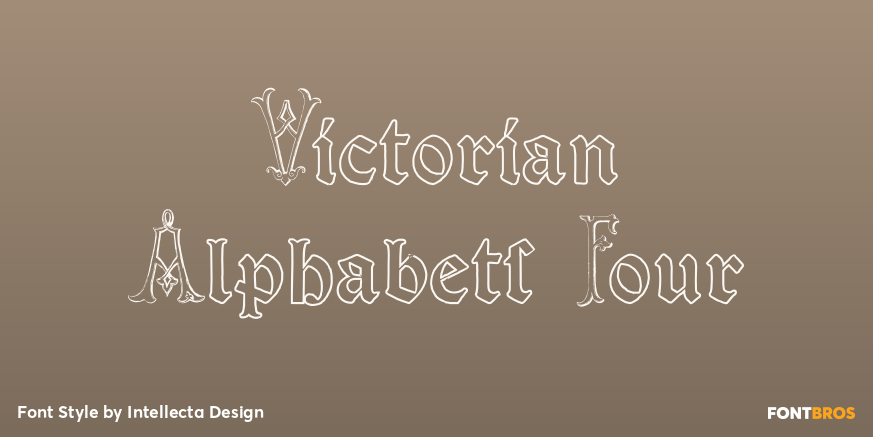 Victorian Alphabets Four Poster