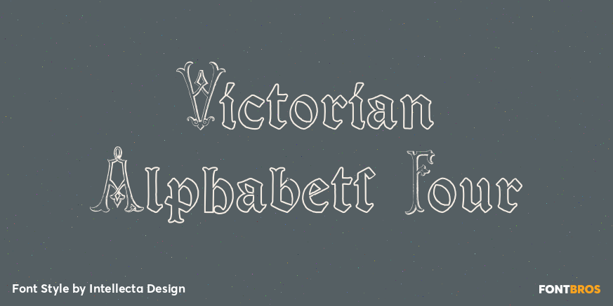 Victorian Alphabets Four Poster