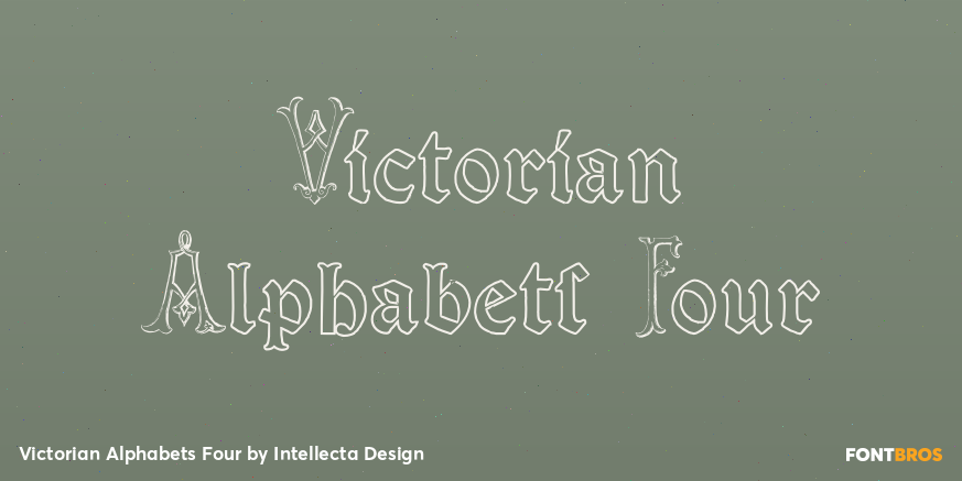Victorian Alphabets Four Poster