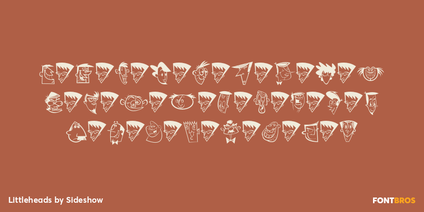 Littleheads Font Poster #2