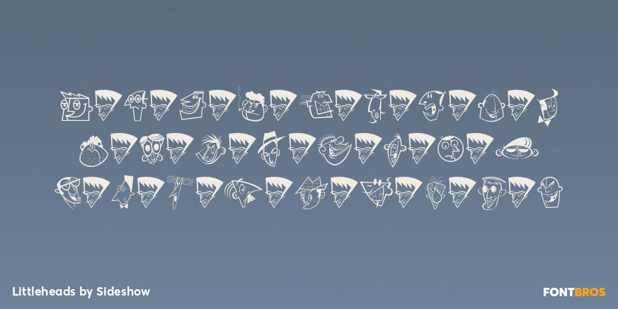 Littleheads Font Poster #3