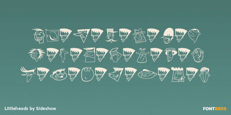 Littleheads Font Poster #4