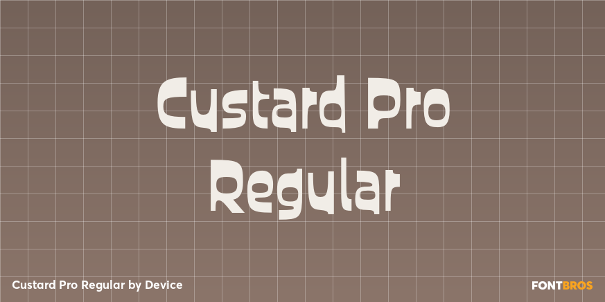 Custard Pro Regular Poster
