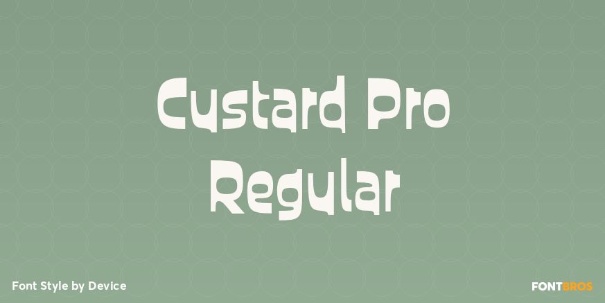 Custard Pro Regular Poster