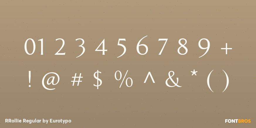 RRollie Regular Font Poster #1