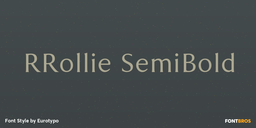 RRollie SemiBold Poster