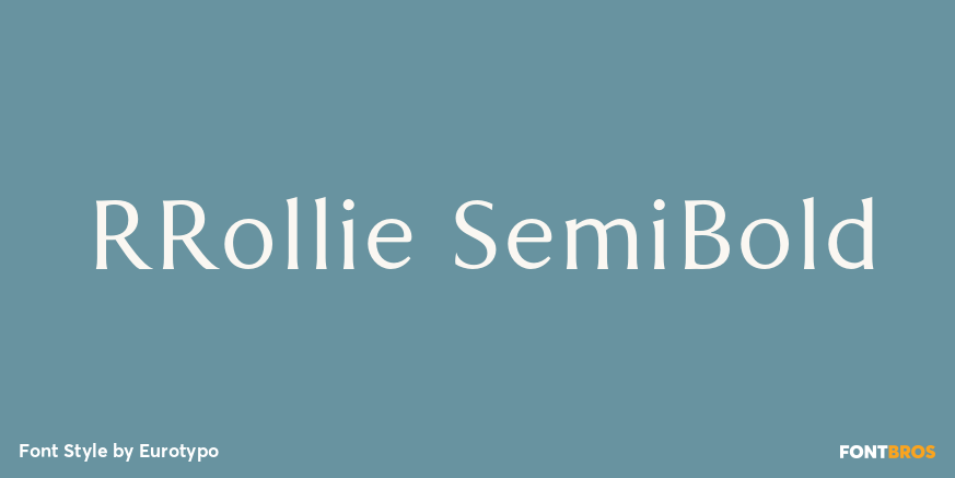 RRollie SemiBold Poster