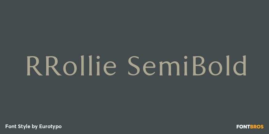 RRollie SemiBold Poster