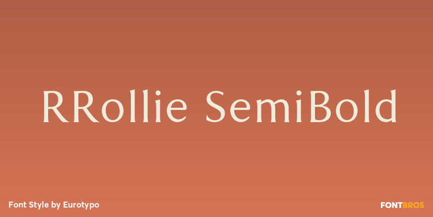 RRollie SemiBold Poster