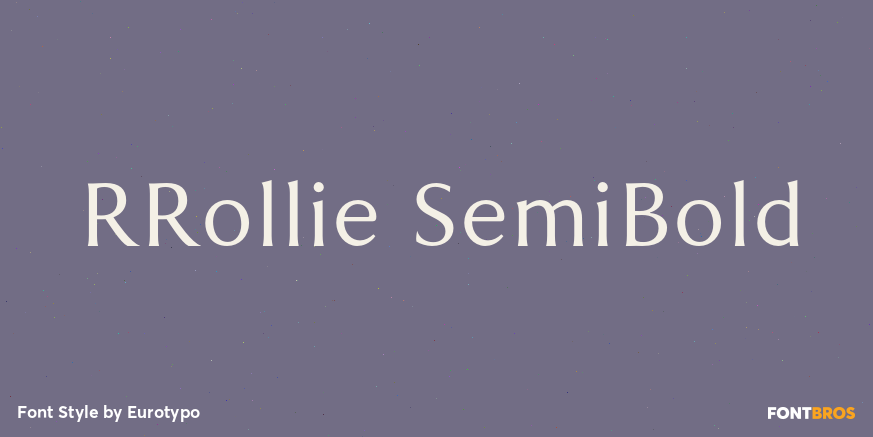 RRollie SemiBold Poster