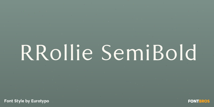 RRollie SemiBold Poster