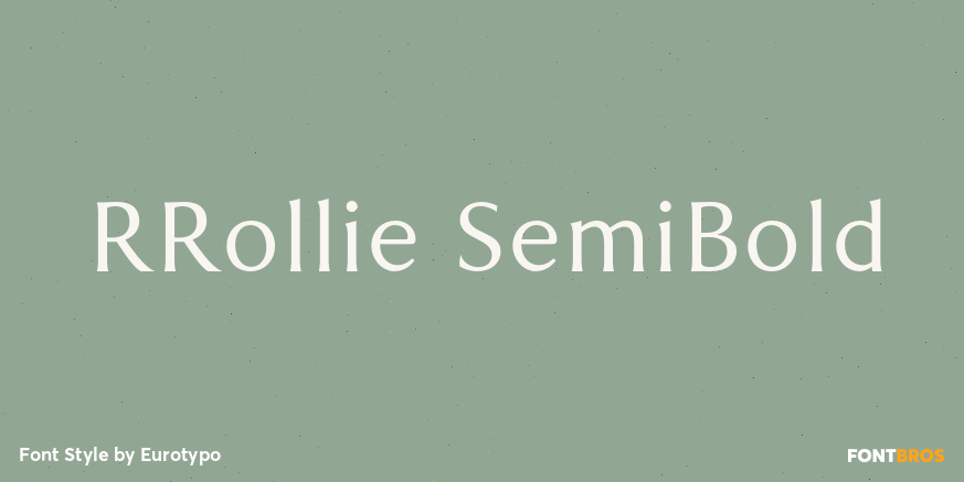 RRollie SemiBold Poster