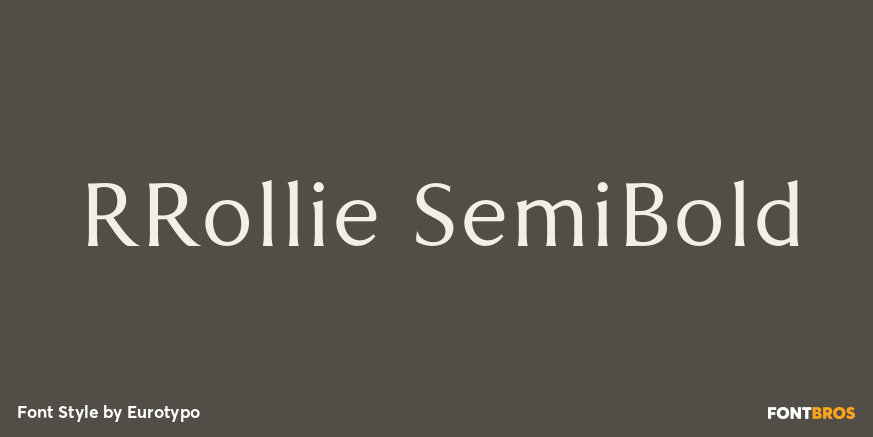 RRollie SemiBold Poster