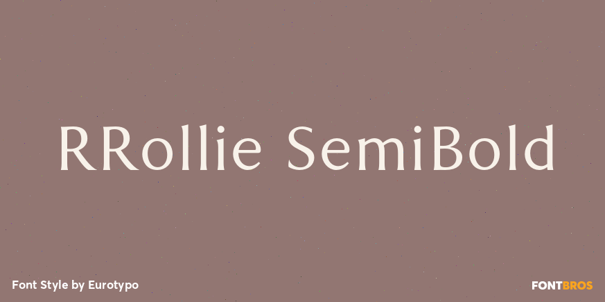 RRollie SemiBold Poster