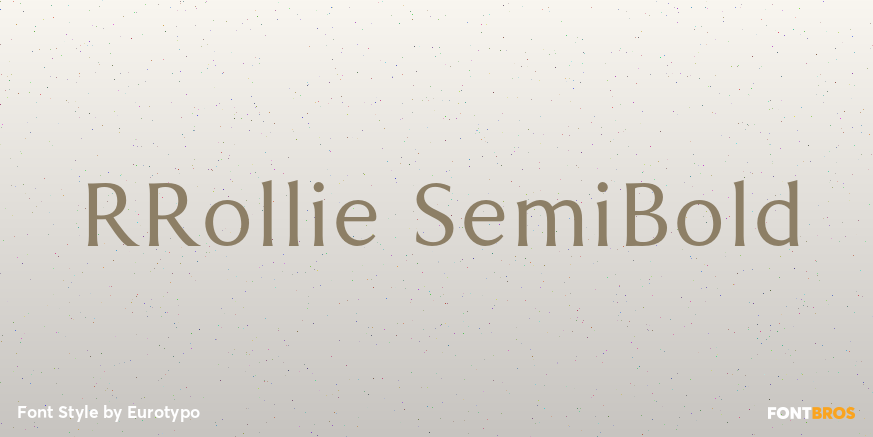 RRollie SemiBold Poster