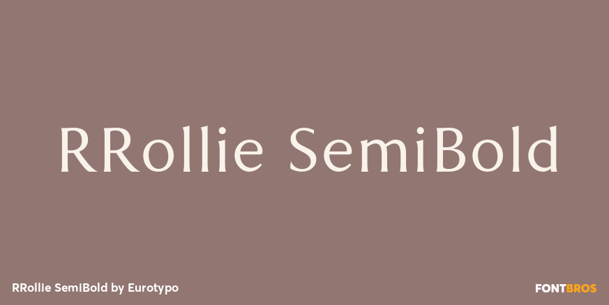 RRollie SemiBold Poster