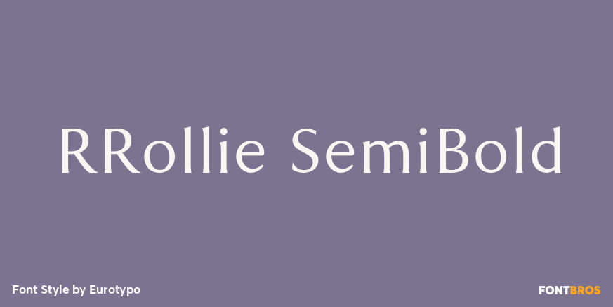 RRollie SemiBold Poster