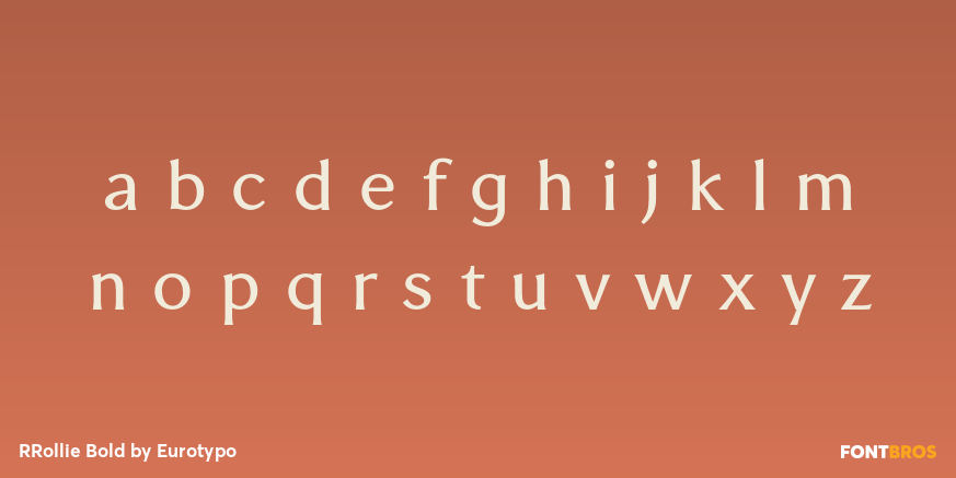 RRollie Bold Font Poster #3