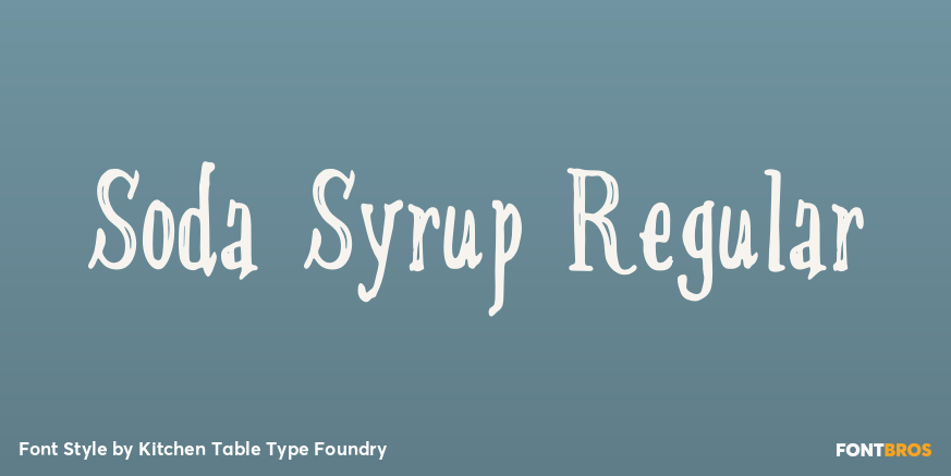 Soda Syrup Regular Poster