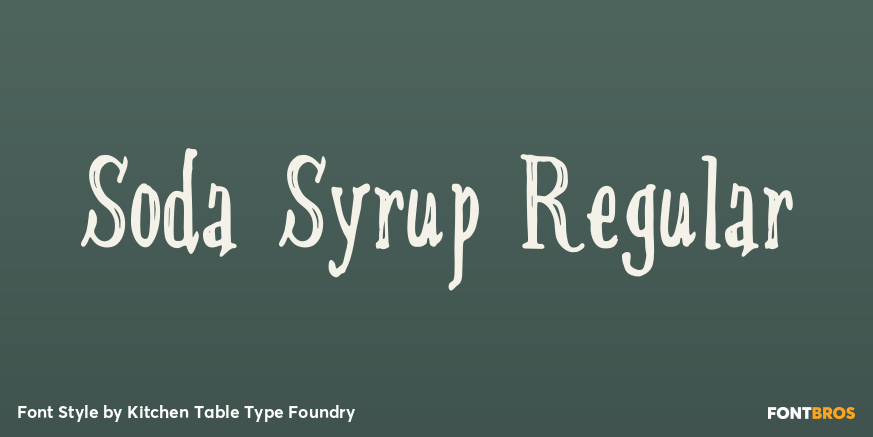 Soda Syrup Regular Poster