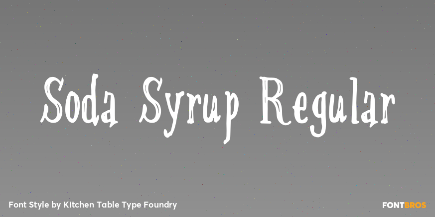 Soda Syrup Regular Poster