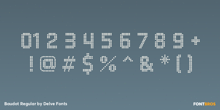 Baudot Regular Font Poster #1