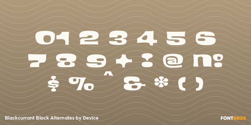 Blackcurrant Black Alternates Font Poster #4