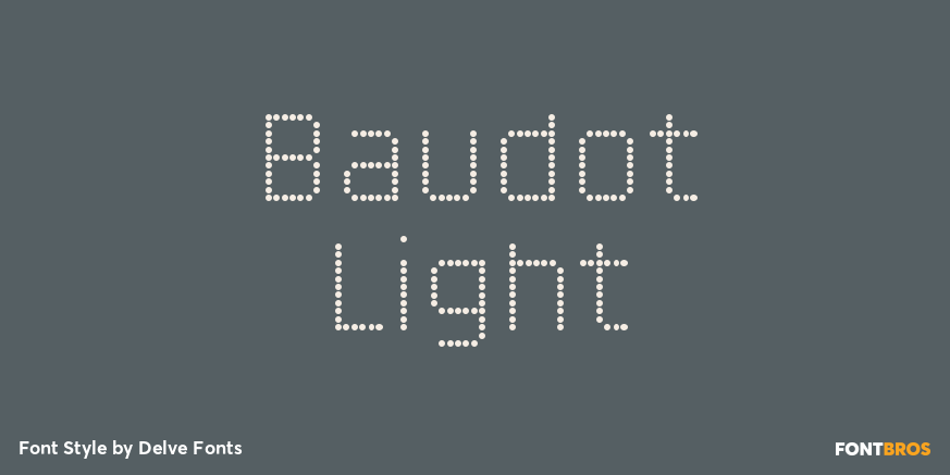 Baudot Light Poster